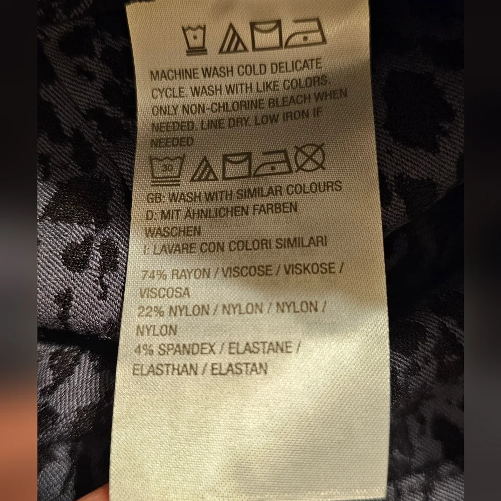 Susan Graver Straight Leg Side Zipper Pant 18W New